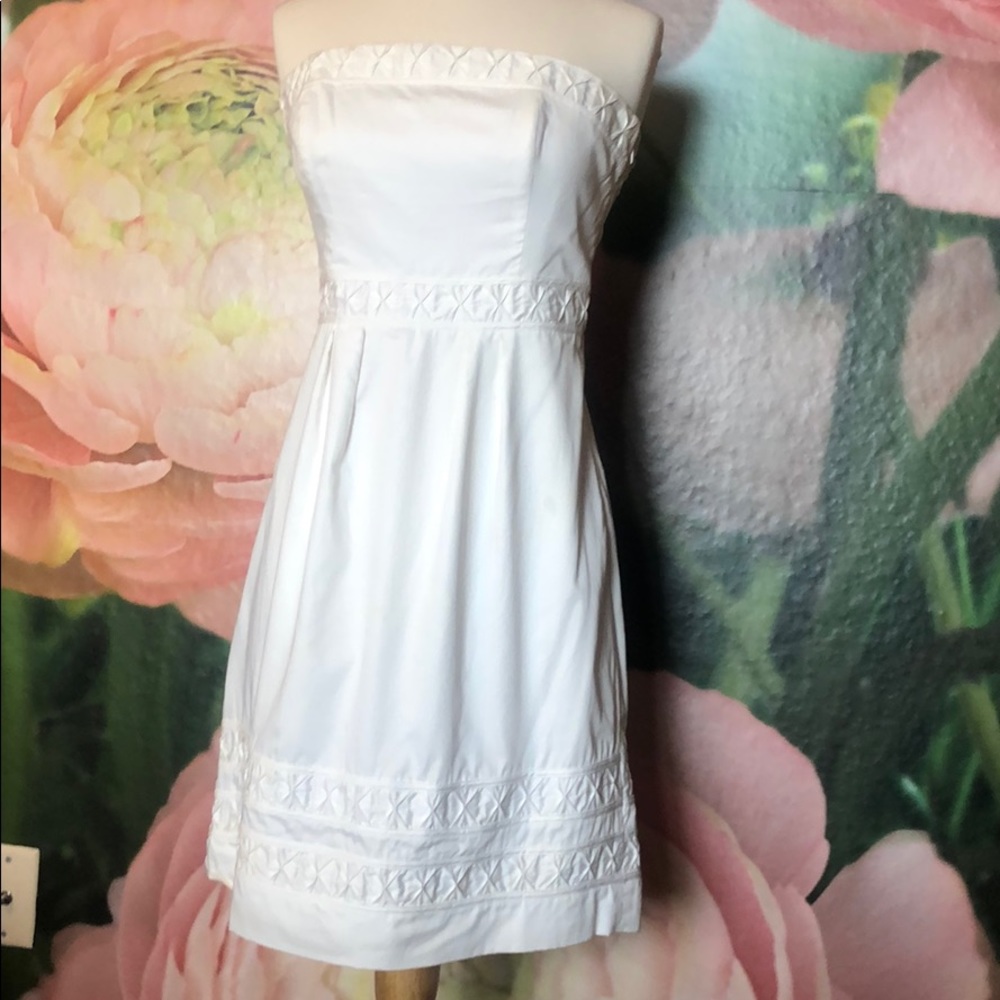 Strapless Tulip Sateen Dress